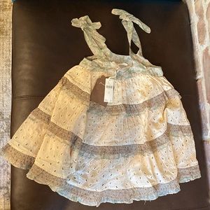 Anthropologie x Forever That Girl Effie Eyelet Girls Dress 2T NWT